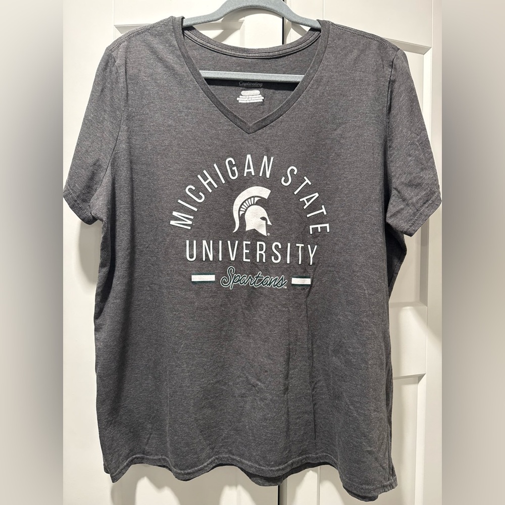 Charcoal Michigan State University Tee